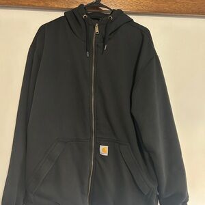 Carhartt Black Hoodie with Zip